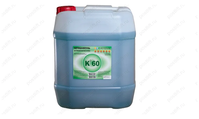 Автошампунь для бесконтактной мойки Rossvik К-60, 20 кг. фото