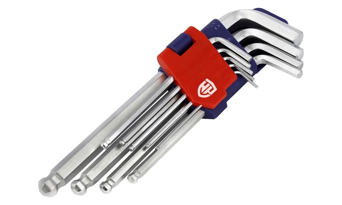  Ключи 6-гранные с шаром 9шт в держателе WP222006 WORKPRO (0)