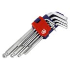  Ключи 6-гранные с шаром 9шт в держателе WP222006 WORKPRO мни (0)