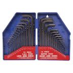  Ключи 6-гранные длинные 30шт ММ/Дюйм в боксе проф WP222018 WORKPRO мни (0)