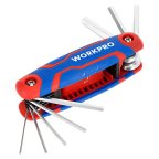  Ключи 6-гранные складные 8шт проф WP222019 WORKPRO мни (1)