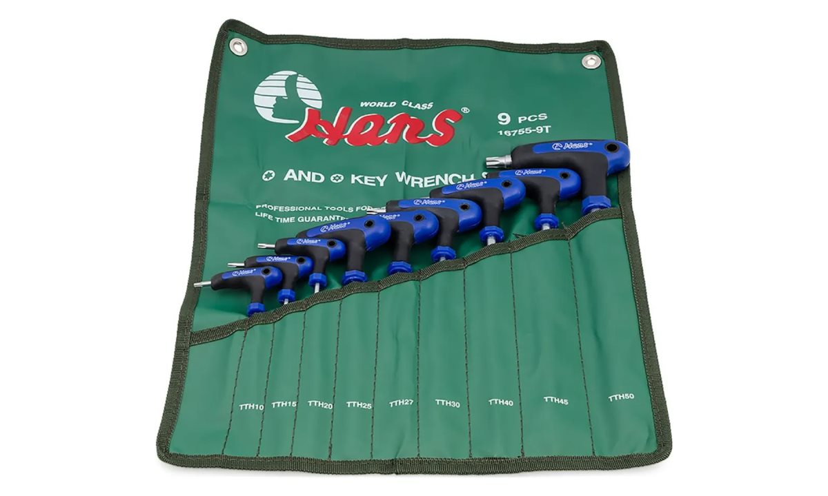  Набор шестигранных ключей L-образных Torx Hans, 16755-9T (0)