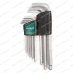 H0509S Набор ключей шестигранных ROSSVIK, 9пр длинные с шаром фото