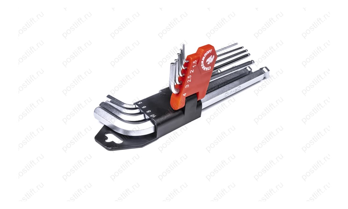  Набор угловых ключей шестигранных, 9шт Станкоимпорт (0)