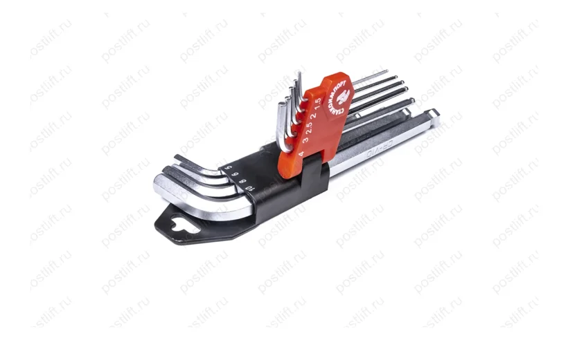 Набор угловых ключей шестигранных, 9шт Станкоимпорт фото