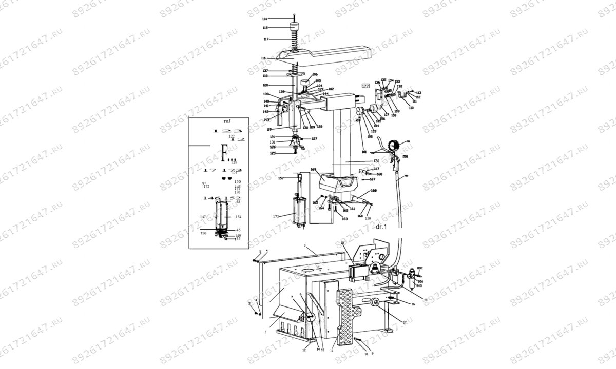  Автоматизированный шиномонтажный стенд AE&T 885IT (0)