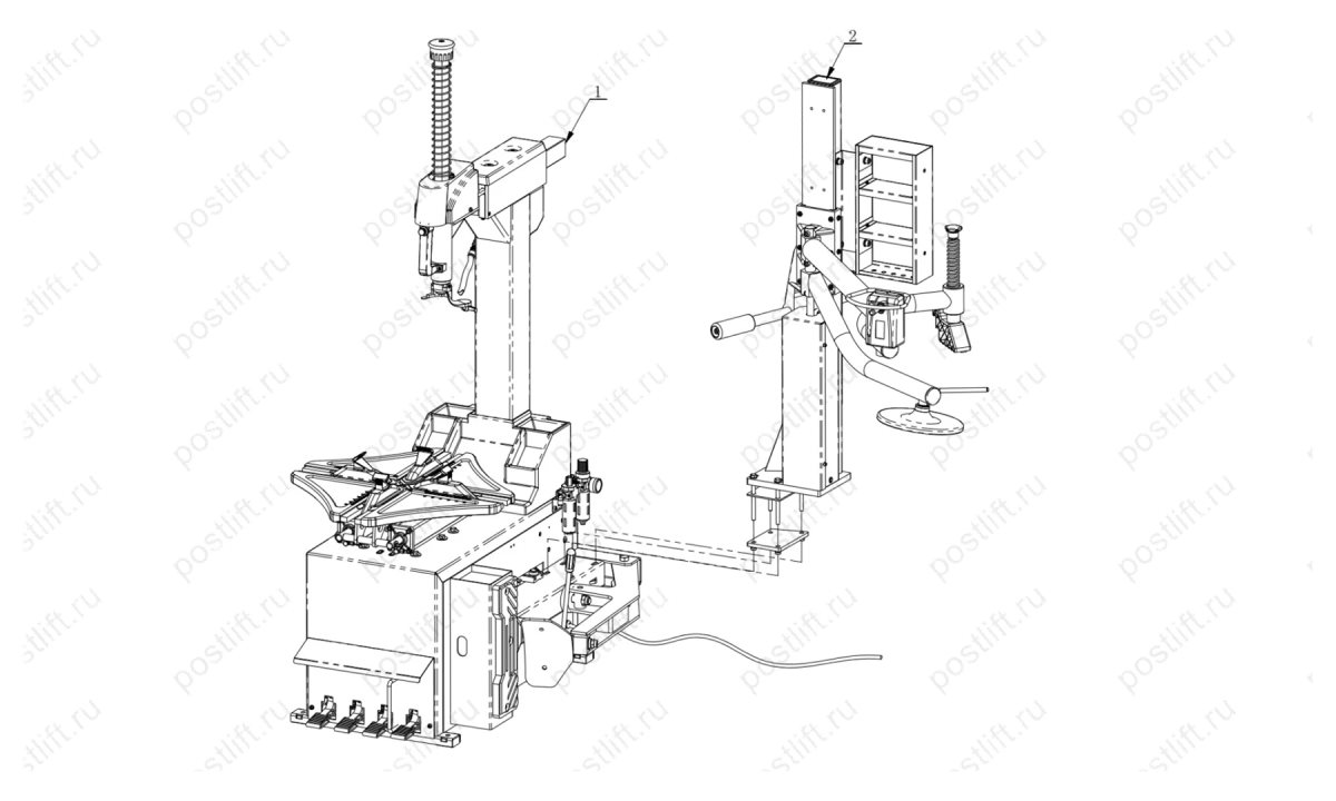  Шиномонтажный стенд автоматический 885A (0)
