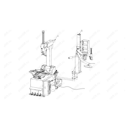 Шиномонтажный стенд автоматический 885A
