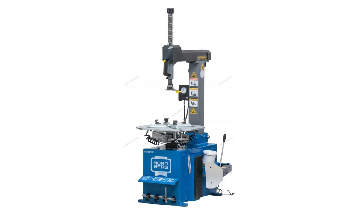  Станок шиномонтажный 380V автомат, 2х скоростн, подкачка педалью, зажимы 12-24 NORDBERG 4640ID (0)