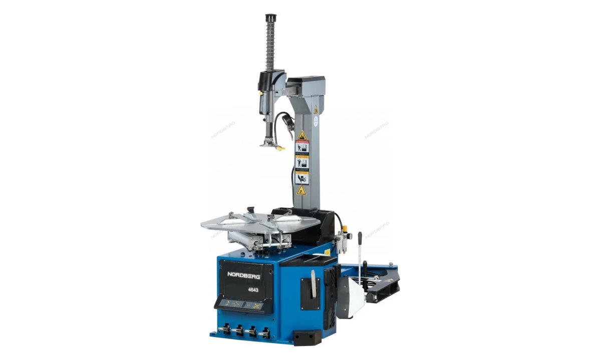  Станок шиномонтажный 380V автомат, 2х скоростн, зажимы 16-30 (серый) NORDBERG 4643 (1)