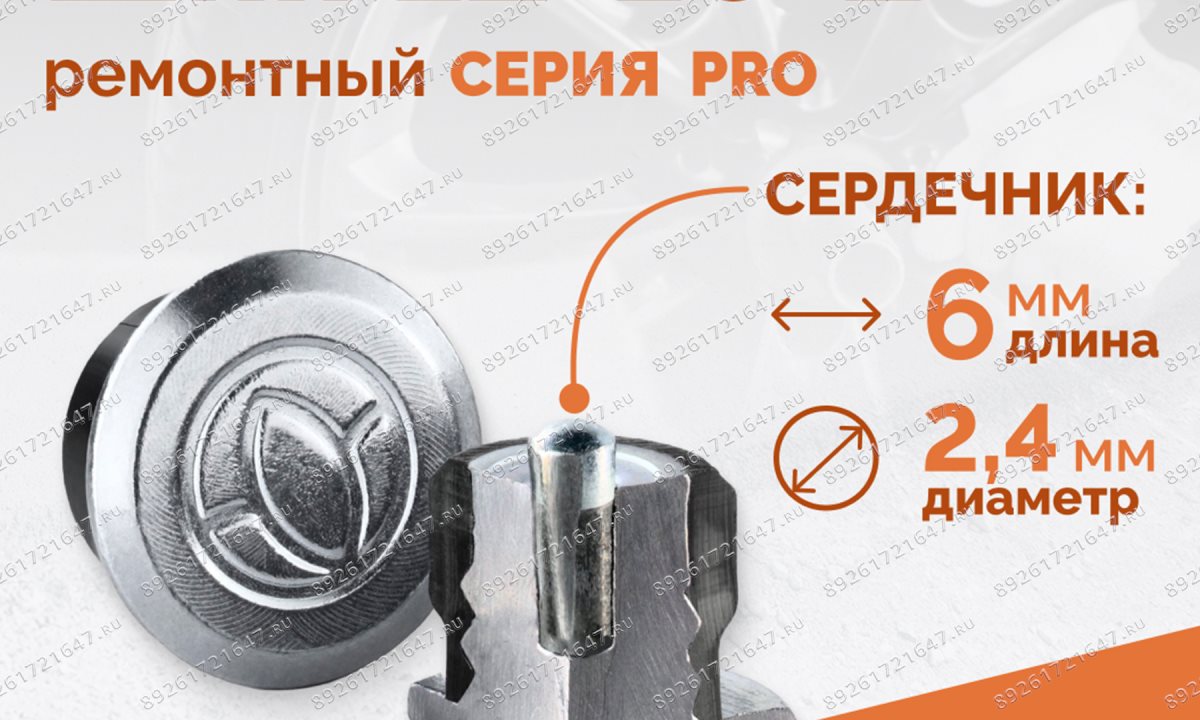  Шип ремонтный ROSSVIK 12-10-2 серия PRO (пакет 100шт) (1)