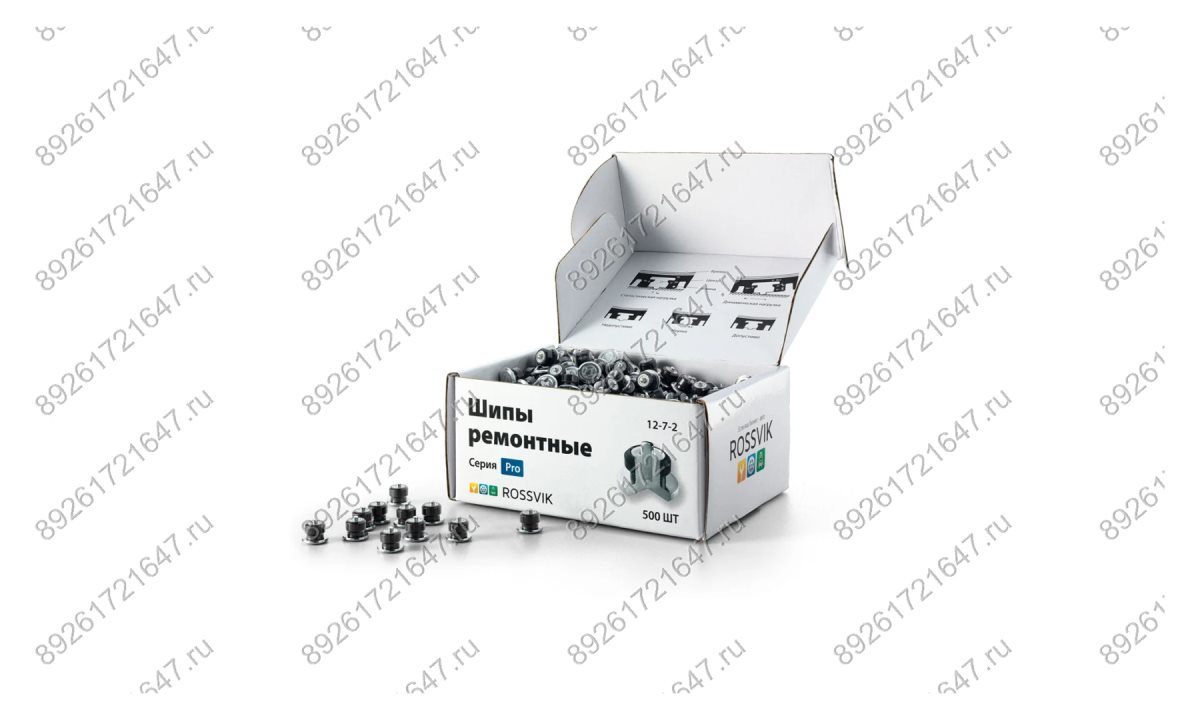  Шип ремонтный ROSSVIK 12-7-2 серия PRO (коробка 500шт) (0)