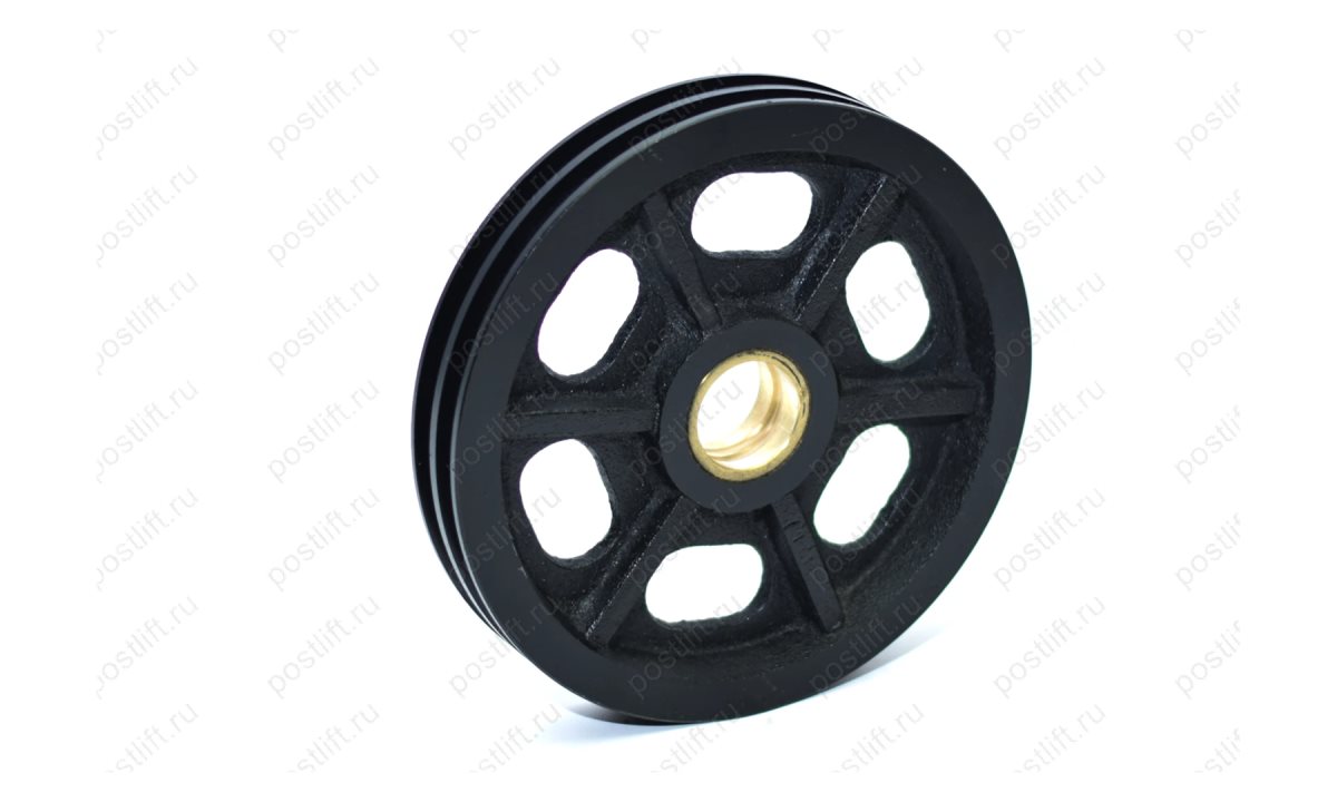   B5032 Шкив для подъёмника OMA 526, 526A, 526B, 521L, 523, 522, 2-х ручейковый 230х40 (0)