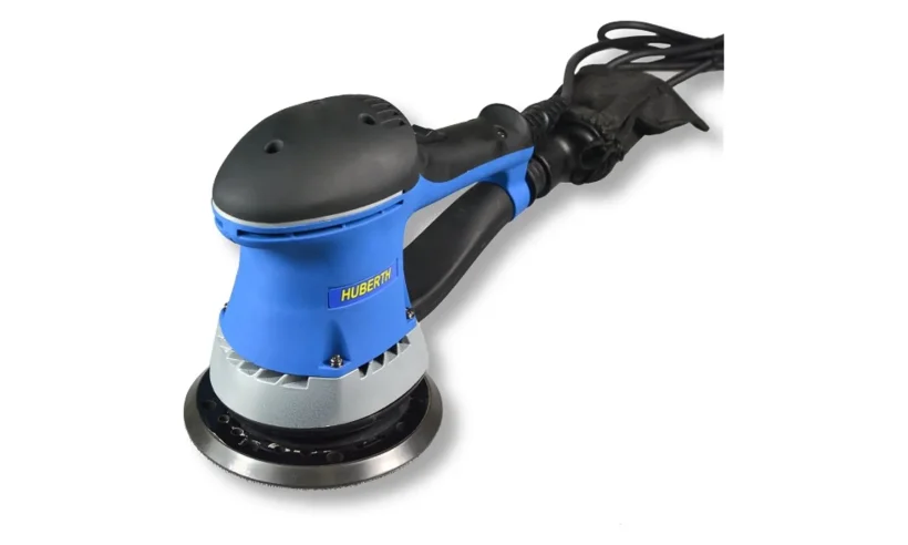 Машинка шлифовальная с пылеудалением, электрическая, эксцентрик 5 мм, подошва 150мм фото