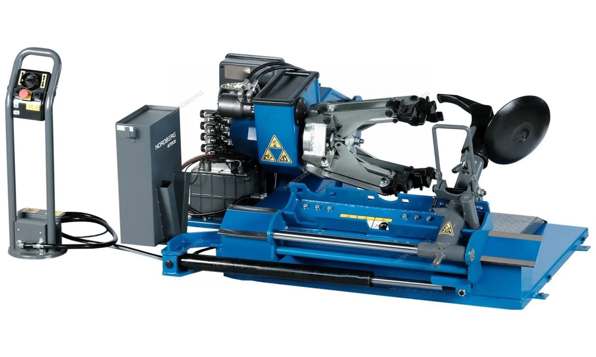  Станок шиномонтажный для грузовых автомобилей 14-26, двухскоростной, 380V, синий NORDBERG 46TRK30 (1)