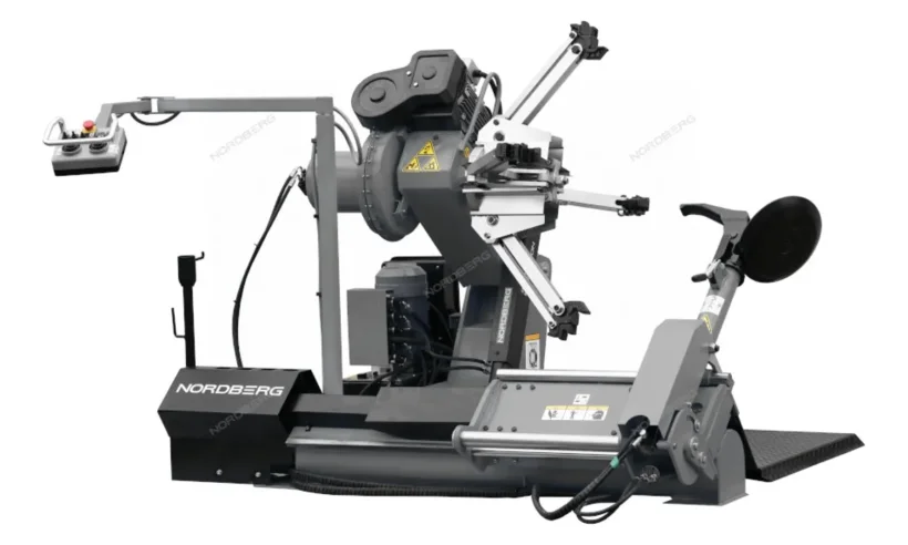 Станок шиномонтажный для грузовых автомобилей 14-42, с пультом на штанге, 380V, серый NORDBERG 46TRK42 фото