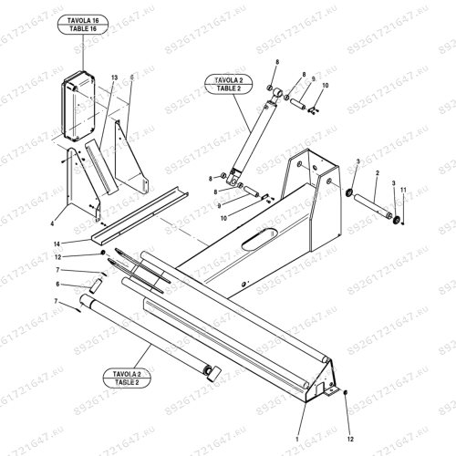 Шиномонтажный станок для колес грузовых автомобилей G97.11