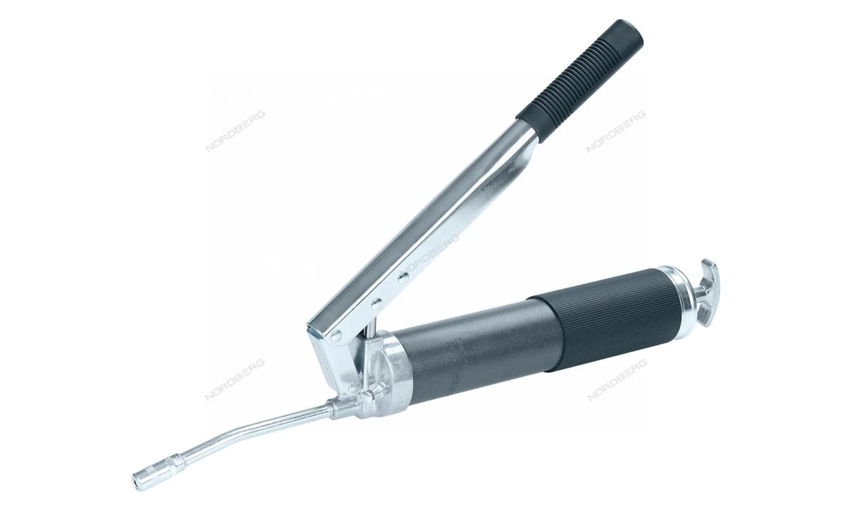  Шприц плунжерный с двумя поршнями для густой смазки, 400 мл NORDBERG NO2402 (1)