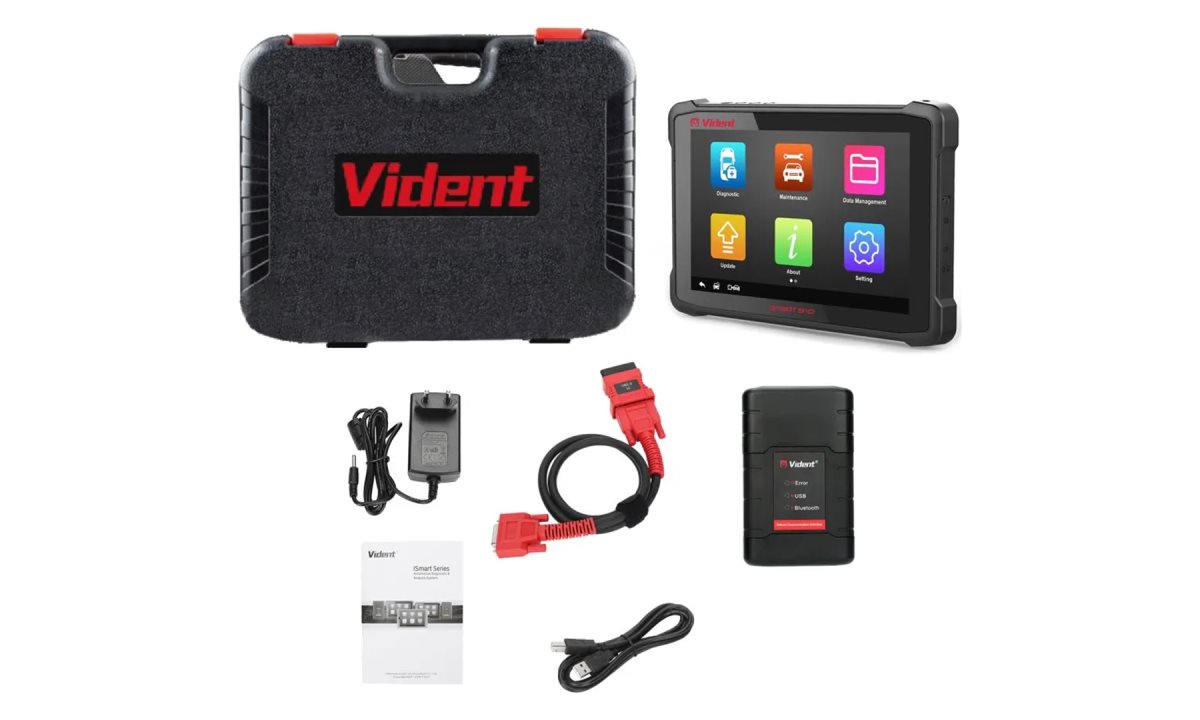  Сканер диагностический профессиональный OBD2 (базовый комплект) ISMART910 VIDENT (1)