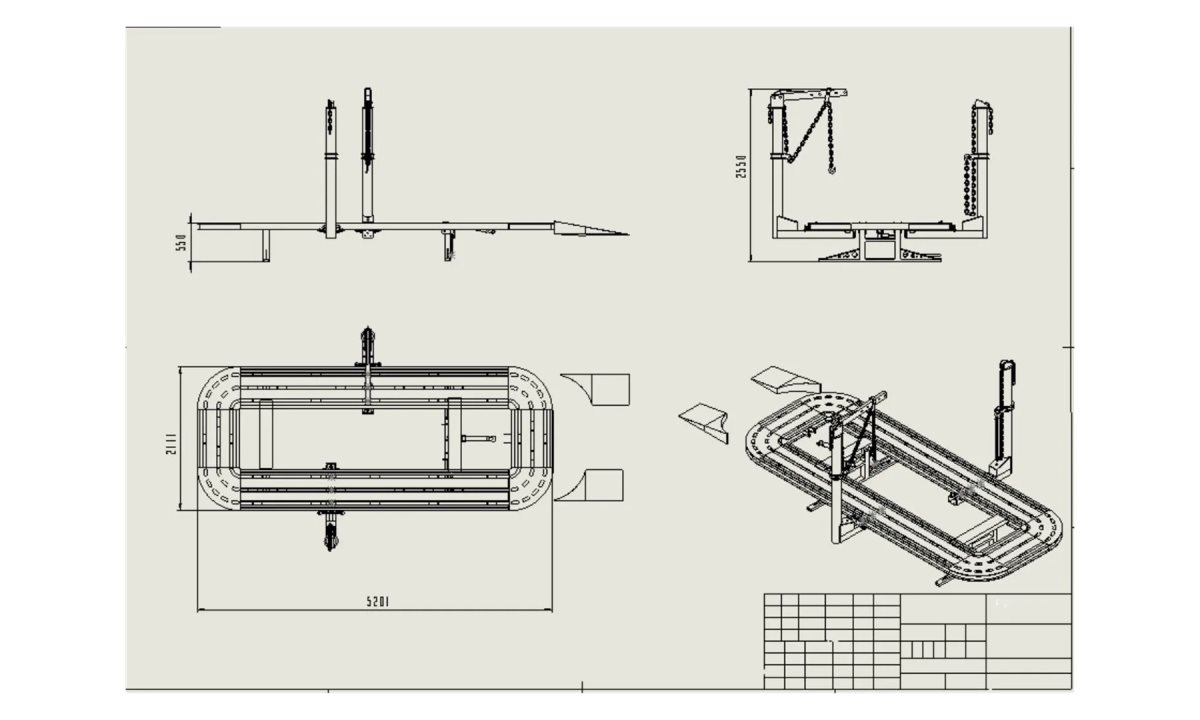 KraftWell KRW5200B Стапель платформенный (1)
