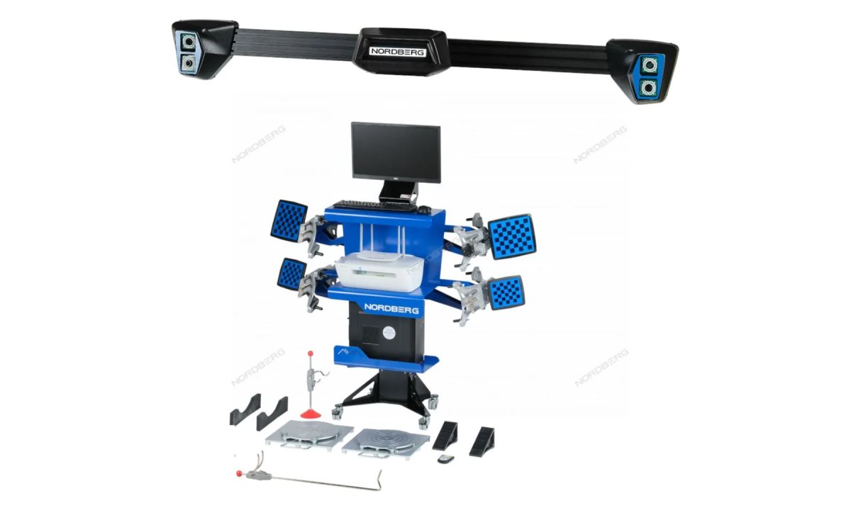  Стенд сход-развал с двумя камерами 3D настенное крепление NORDBERG C802-С (0)
