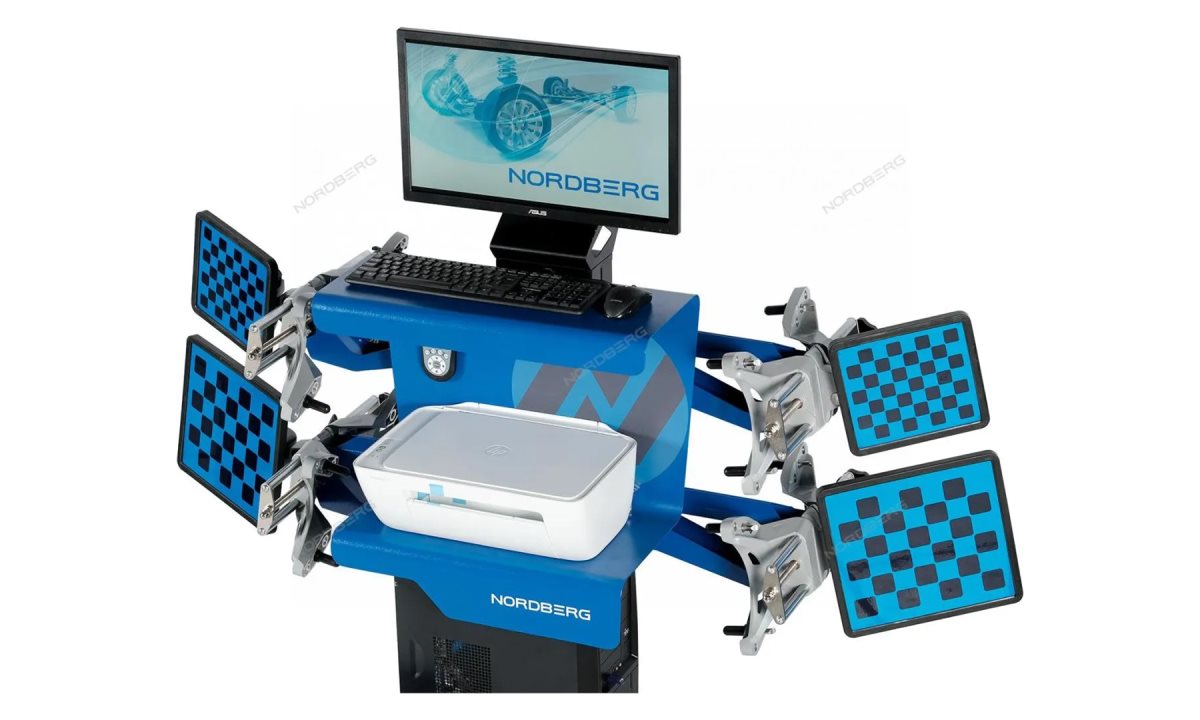  СТЕНД СХОД-РАЗВАЛ 3D модель четырехкамерный NORDBERG c804 truck (1)