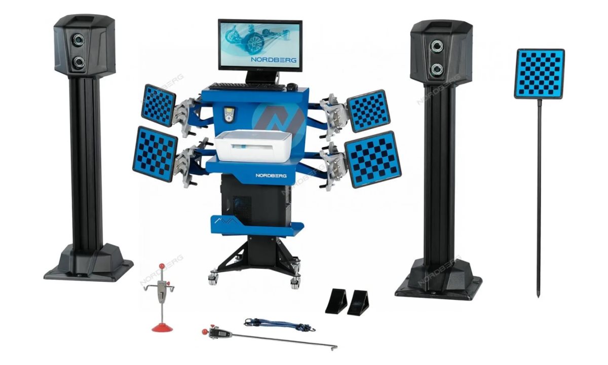  СТЕНД СХОД-РАЗВАЛ 3D модель четырехкамерный NORDBERG c804 truck (0)