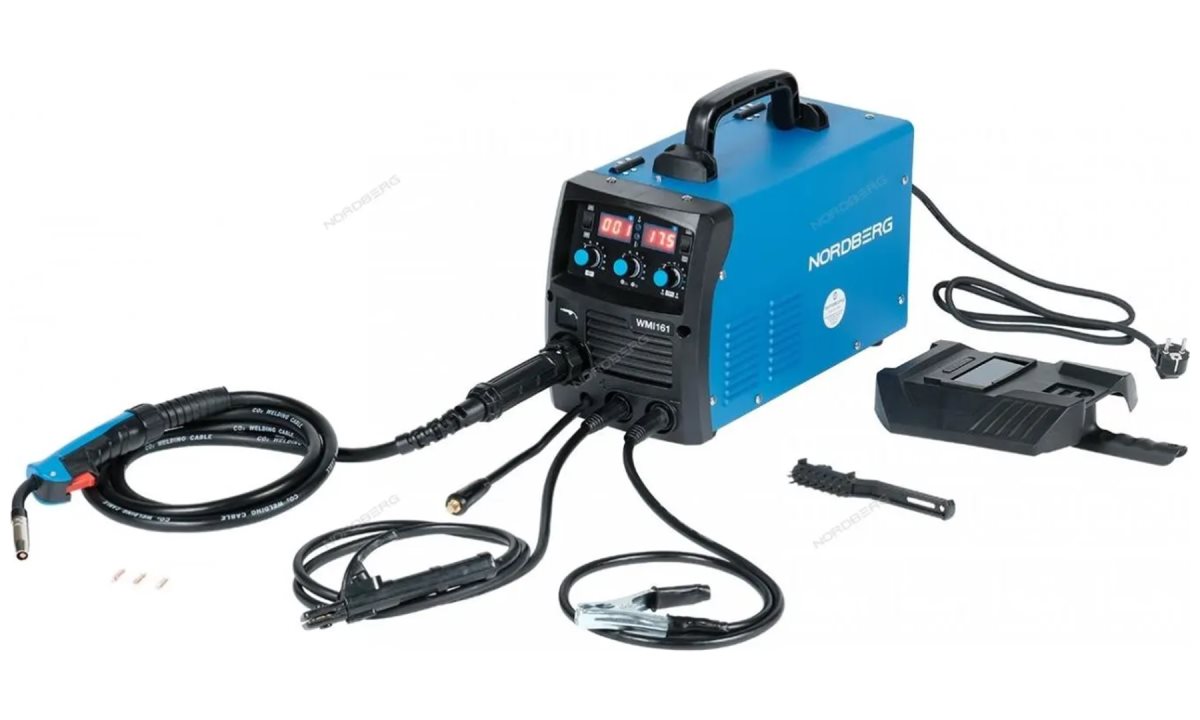  АППАРАТ СВАРОЧНЫЙ инверторный MIG+MMA, 220V NORDBERG WMI161 (0)