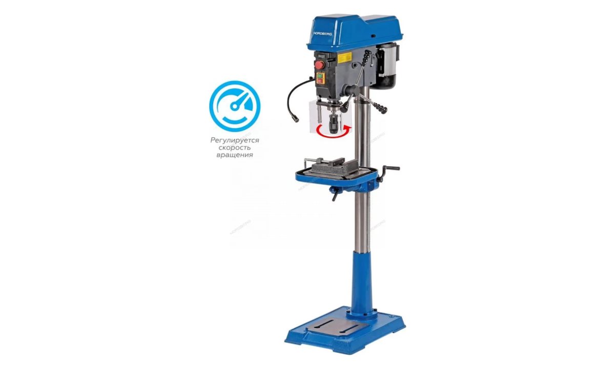  Станок сверлильный (1100Вт, 25мм, вариатор скорости,тиски) NORDBERG ND25111V (0)