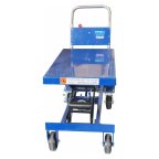  Тележка гидравлическая платформенная TJ-100 AE&T 1000кг мни (4)