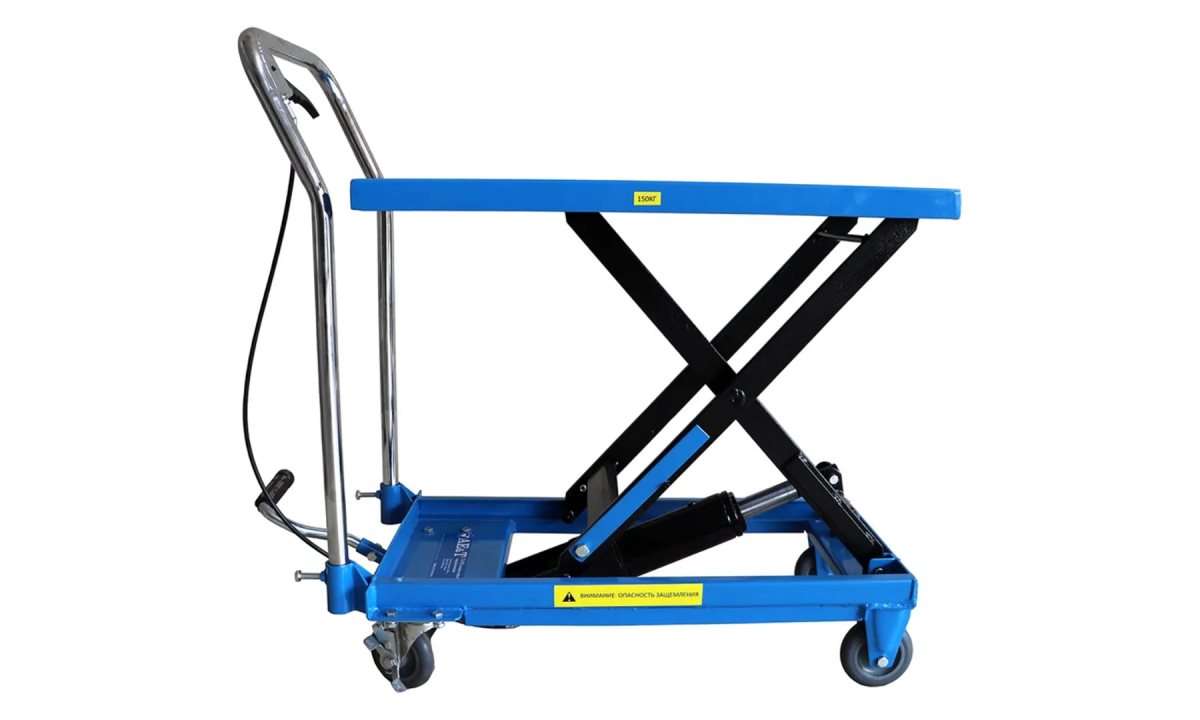  Тележка гидравлическая платформенная ТJ-15 AE&T 150кг (1)