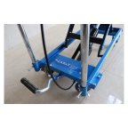  Тележка гидравлическая платформенная ТJ-15 AE&T 150кг мни (6)