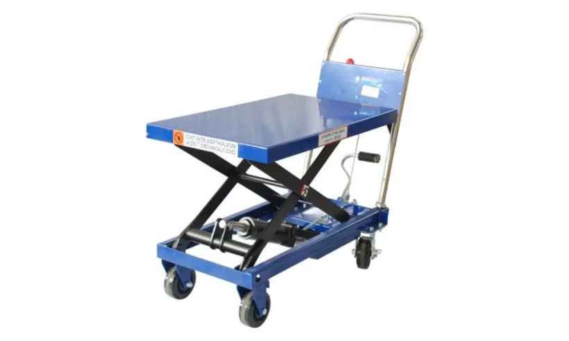 Тележка гидравлическая платформенная ТJ-15 AE&T 150кг фото