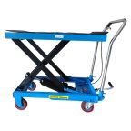  Тележка гидравлическая платформенная TLF-100 AE&T 1000кг мни (2)