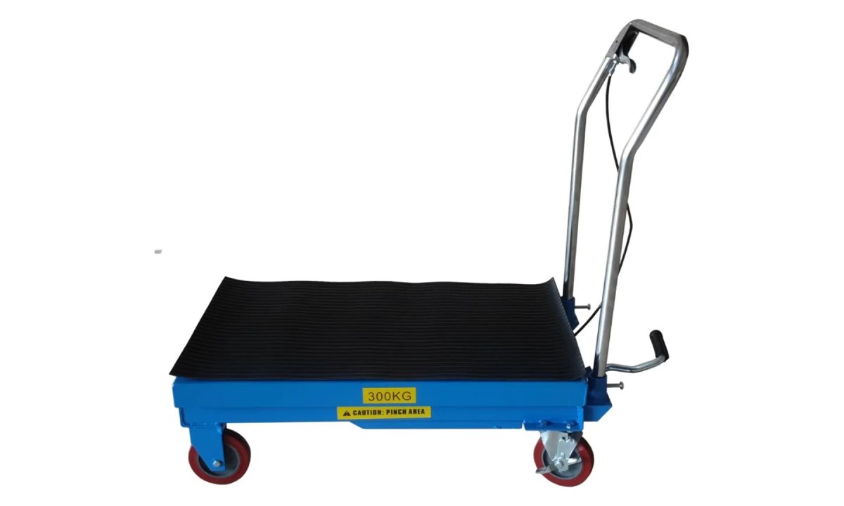  Тележка гидравлическая платформенная TLF-30 AE&T 300кг (1)