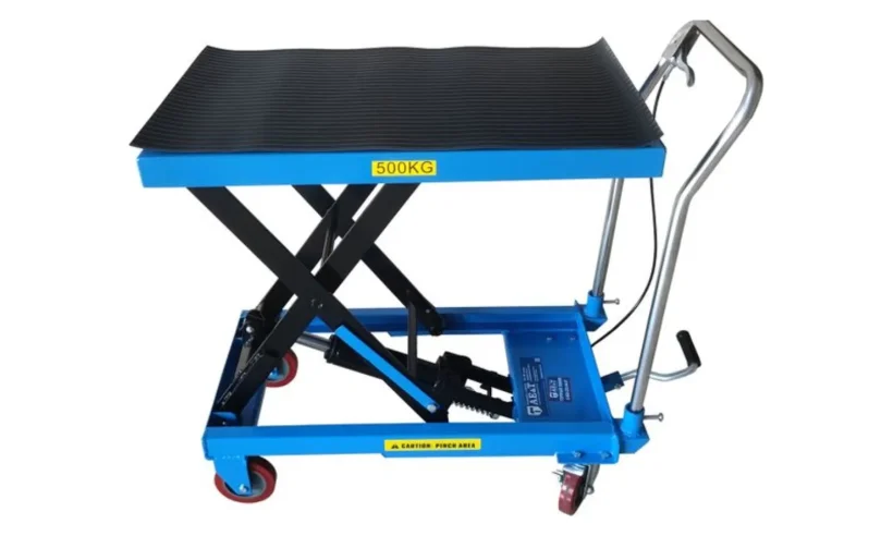 Тележка гидравлическая платформенная TLF-50 AE&T 500кг фото