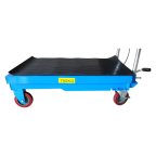  Тележка гидравлическая платформенная TLF-75 AE&T 750кг мни (4)