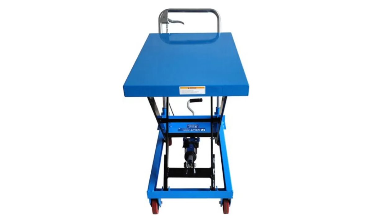  Тележка гидравлическая платформенная TLF-75 AE&T 750кг (0)