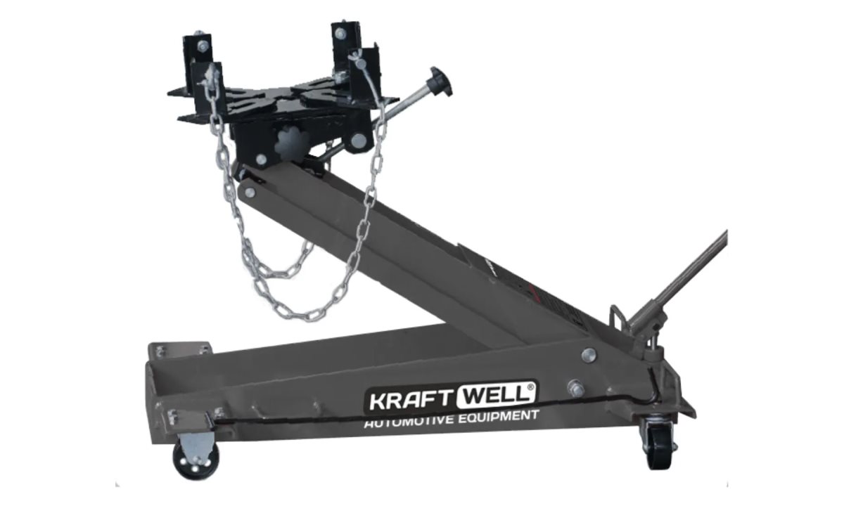 KraftWell KRWLTJ1.5 Тележка гидравлическая подкатная для агрегатов трансмиссии г/п 1500 кг (0)