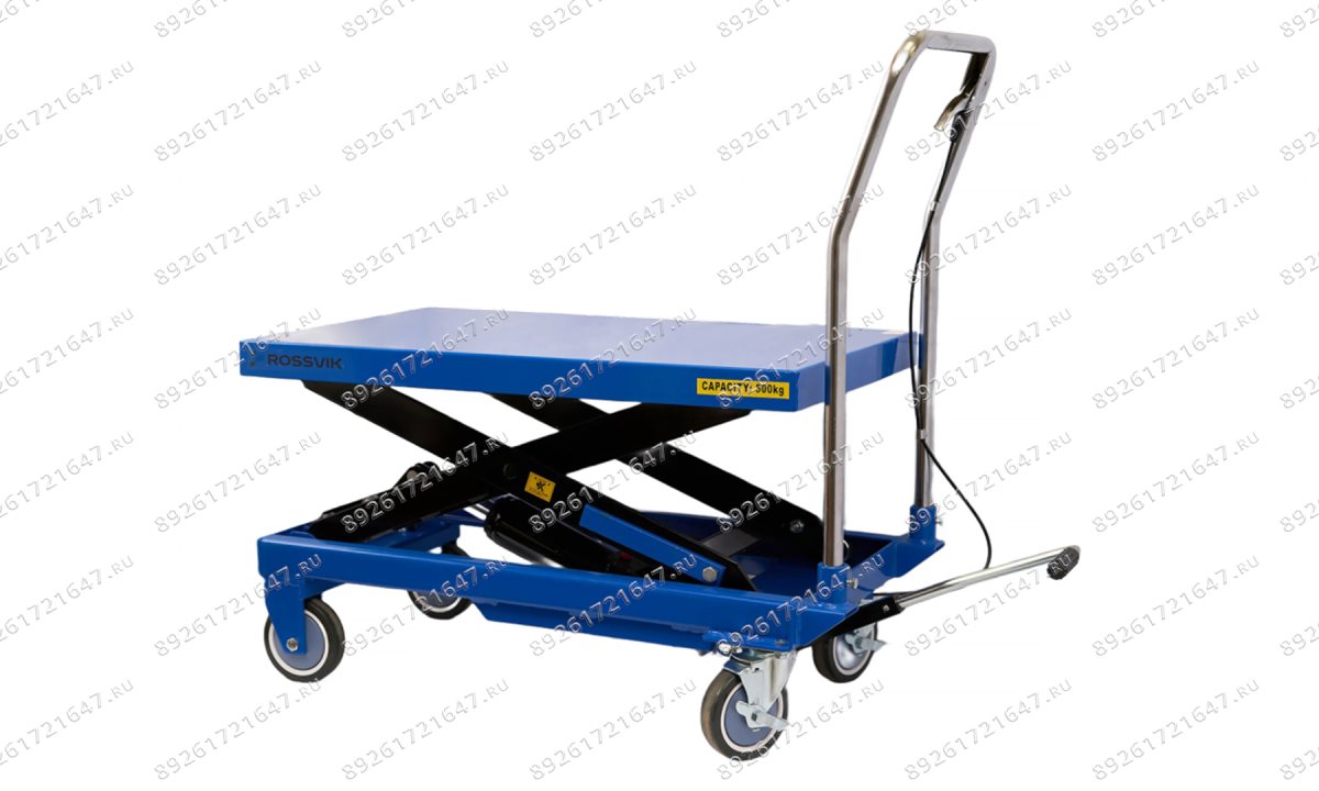  Тележка с подъемным столом HJ4004, г/п 500кг (1)