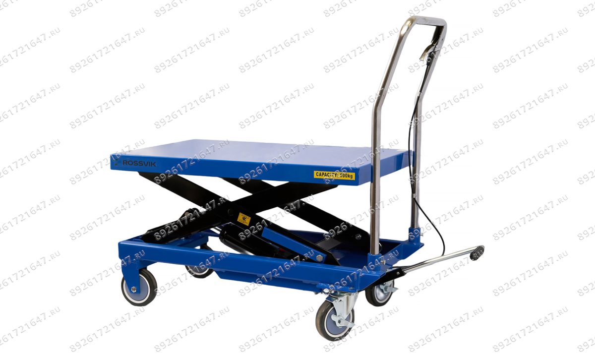  Тележка с подъемным столом HJ4004, г/п 500кг (1)