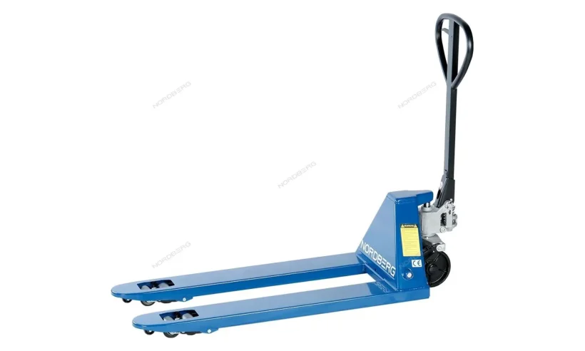 ТЕЛЕЖКА, (Рохля) складская гидравлическая 2,5 т, с полиуретановыми колесами NORDBERG N3902-25 фото
