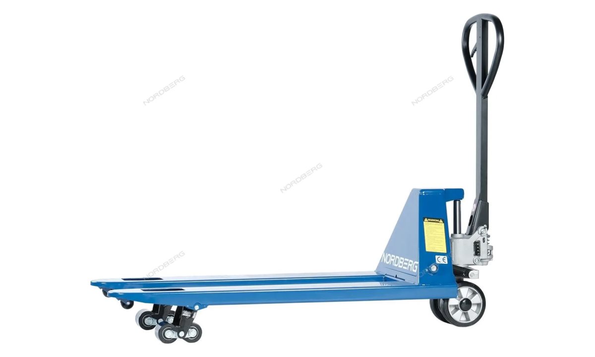  ТЕЛЕЖКА (Рохля) складская гидравлическая 2,5 т, с резиновыми колесами NORDBERG N3902-25R (1)