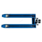  ТЕЛЕЖКА (Рохля) складская гидравлическая с низким подхватом 1 т, с полиуретановыми колесами, мин. высота 35 мм NORDBERG N3903-10 мни (9)