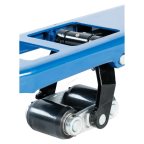  ТЕЛЕЖКА (Рохля) складская гидравлическая с низким подхватом 1,5 т, с полиуретановыми колесами, мин. высота 52 мм NORDBERG N3903-15 мни (5)