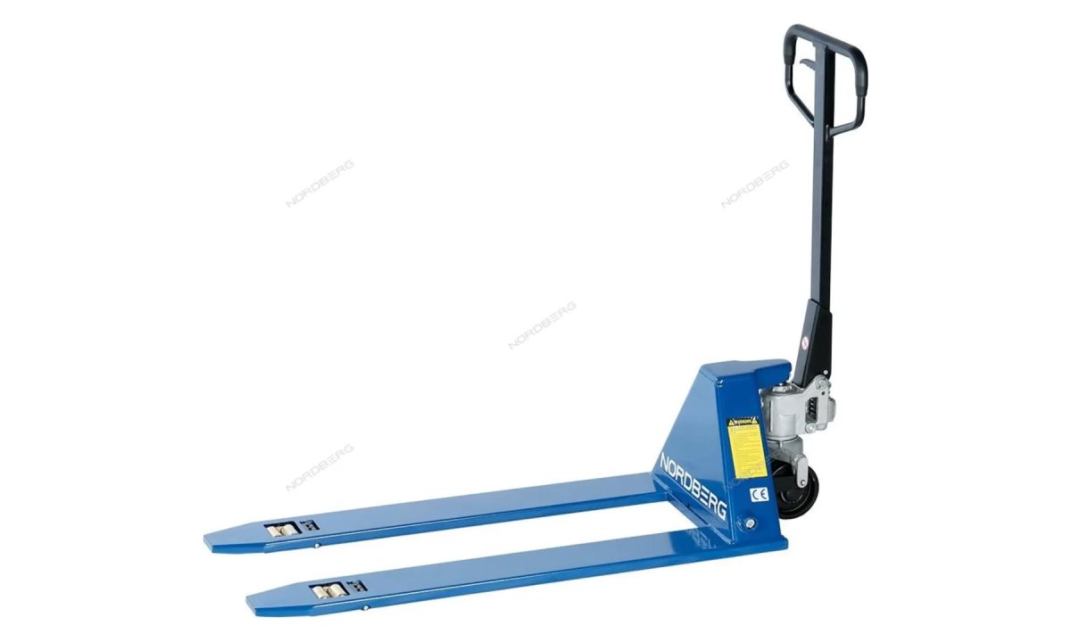  ТЕЛЕЖКА (Рохля) складская гидравлическая с низким подхватом 1,5 т, с полиуретановыми колесами, мин. высота 52 мм NORDBERG N3903-15 (0)