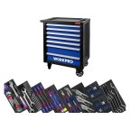  Тележка инструментальная 7 ящиков с 12 ложементами WP285002A WORKPRO мни (0)