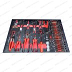  Инструментальная тележка с инструментом GW-3ST1 Blue (Great Wolf, 249 поз) с полкой и тремя ящиками мни (6)