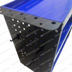  Инструментальная тележка GW-3ST3 BLUE (3 полки, с перфорацией, синяя, Great Wolf) мни (5)