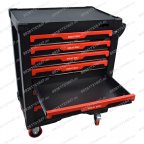  Инструментальная тележка GW-7ST Black (Great Wolf) 7 ящиков, увеличенные колеса с тормозом, ЦЗ, усиленная мни (7)